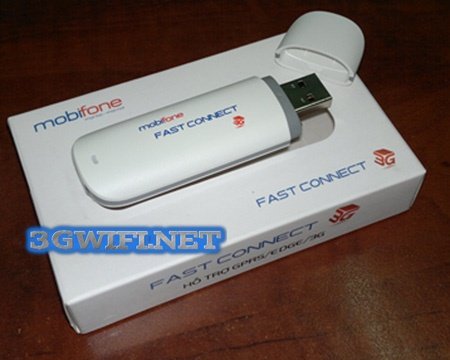 DCOM 3G Mobifone Fast Connect E173u-1 bảo hành chính hãng