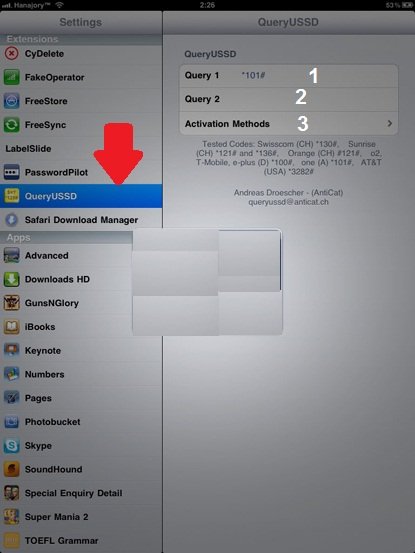 Nạp thẻ Viettel vào Sim 3G cho Ipad bằng ứng dụng QueryUSSD