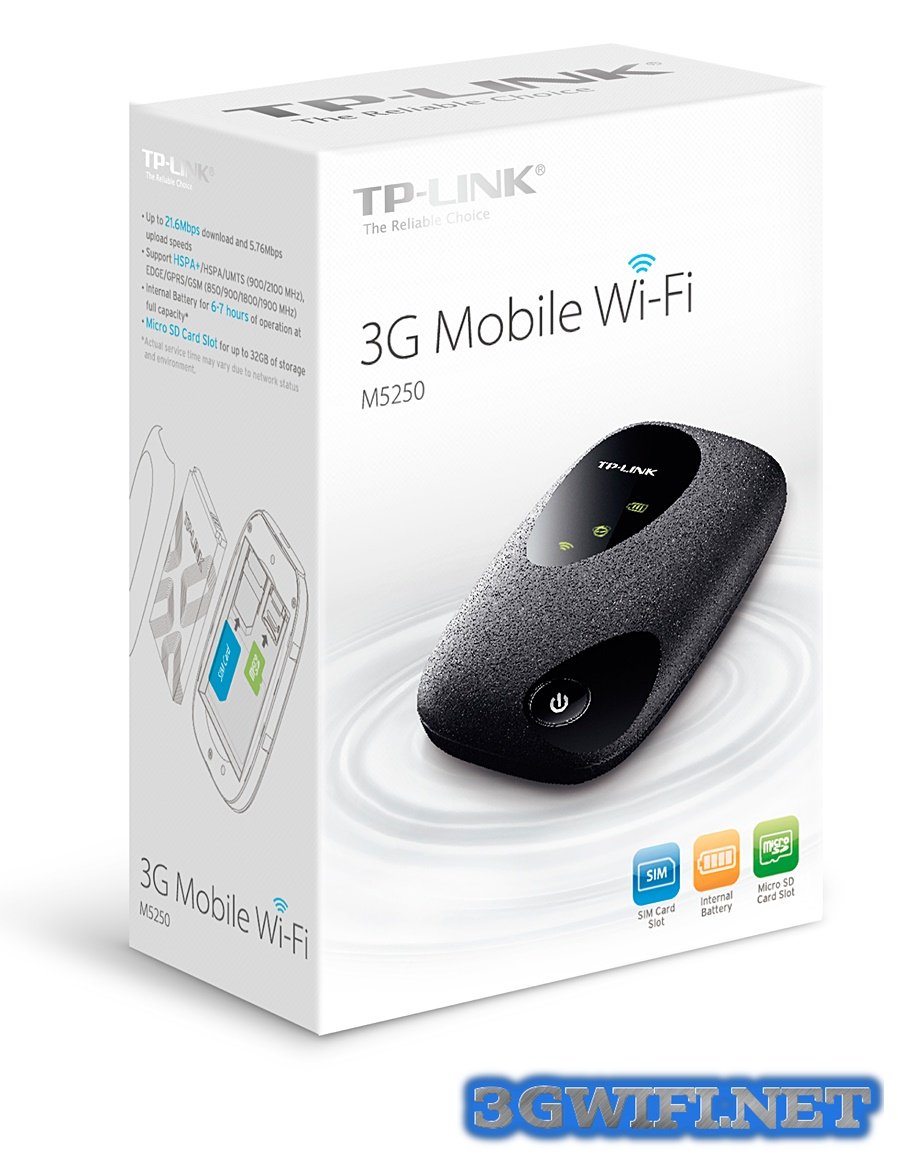 Thiết bị Wifi 3G TP-LINK M5250 chính hãng