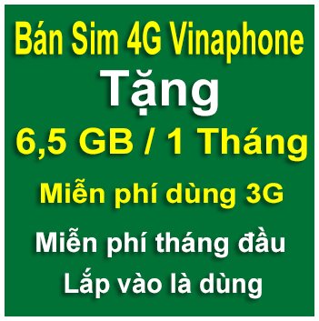 sim 4g vinaphone 6,5gb