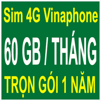 Sim Vinaphone 60GB/Tháng – Trọn Gói 12 Tháng Không Cần Nạp Tiền