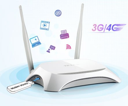Tp-link MR3420 Sử dụng USB 3G đa mạng để phát sóng wifi 3G