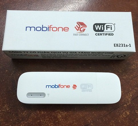USB 3G Mobifone Fast Connect E8231s-1 phát 3g wifi