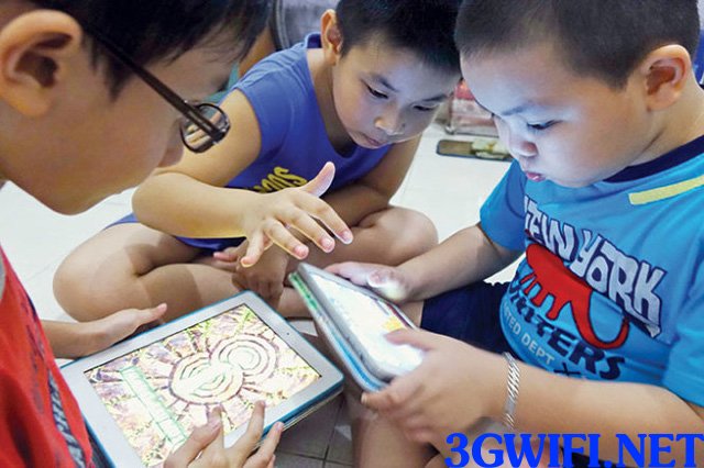 Hạn chế để trẻ em tiếp xúc với sóng wifi
