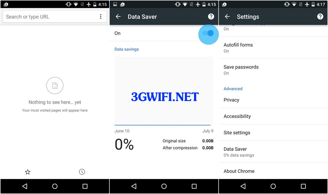 Mẹo tiết kiệm 3G trên HĐH Android