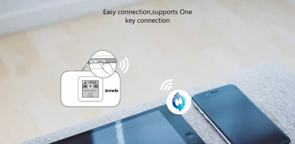 Bộ phát wifi Tenda 4G185 kết nối dễ dàng
