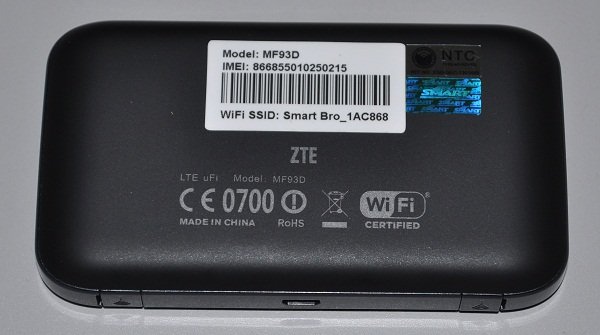 Thiết bị phát wifi 3G/4G ZTE MF93D kết nối 10 máy cùng lúc