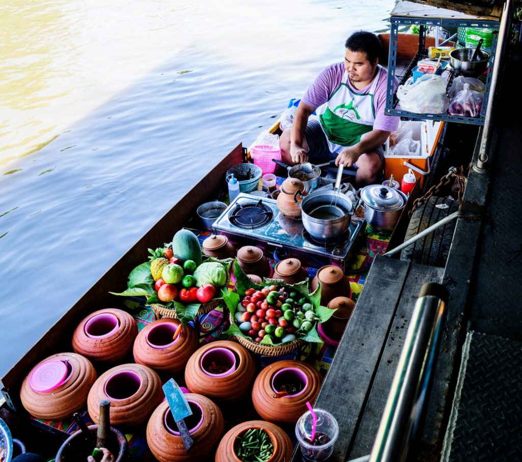 chợ nổi bangkok