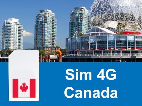 Sim Canada – Sim 3G/4G Du Lịch Canada