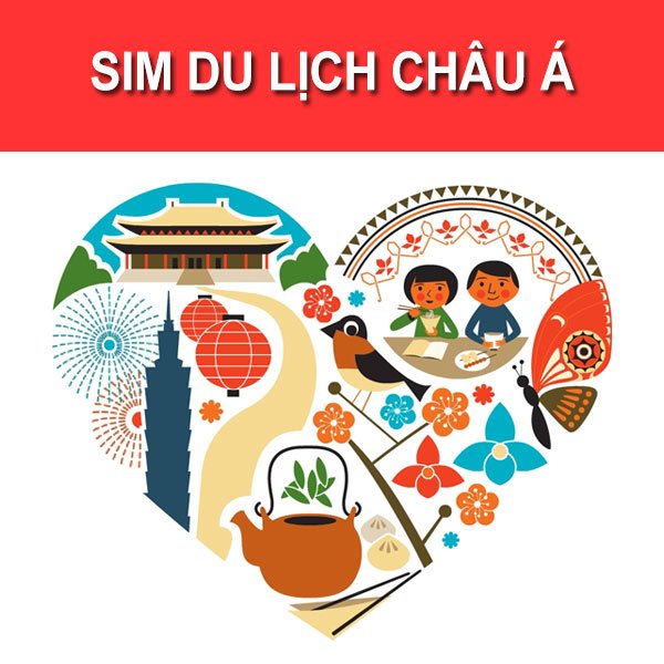 sim du lịch châu á